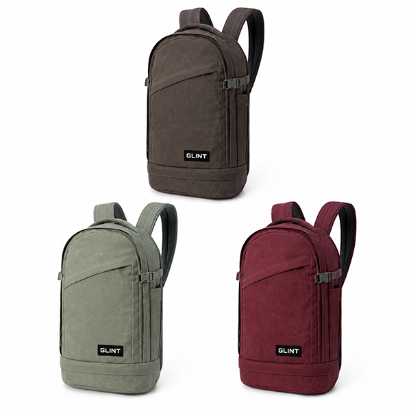 Waxed Canvas Laptop Backpack；Urban backpack for women