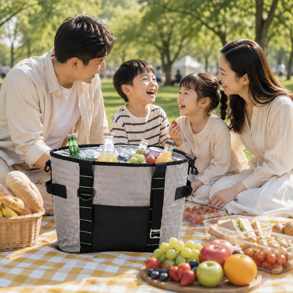 Custom Cooler Tote bag insulated cooler bag with shoulder straps