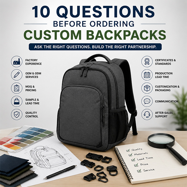 10 Questions You Should Ask Before Ordering Custom Backpacks