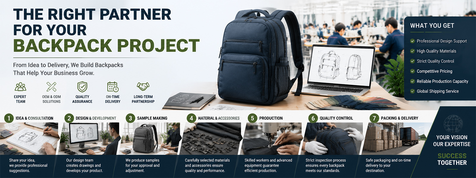 Custom Backpack Manufacturer