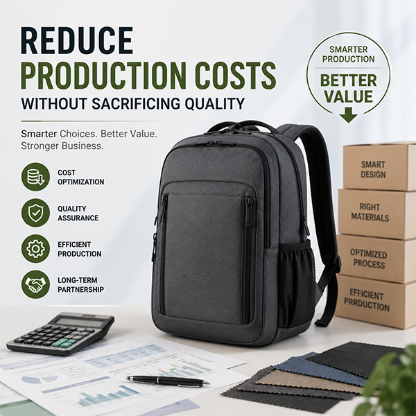 How to Reduce Custom Backpack Production Costs Without Sacrificing Quality