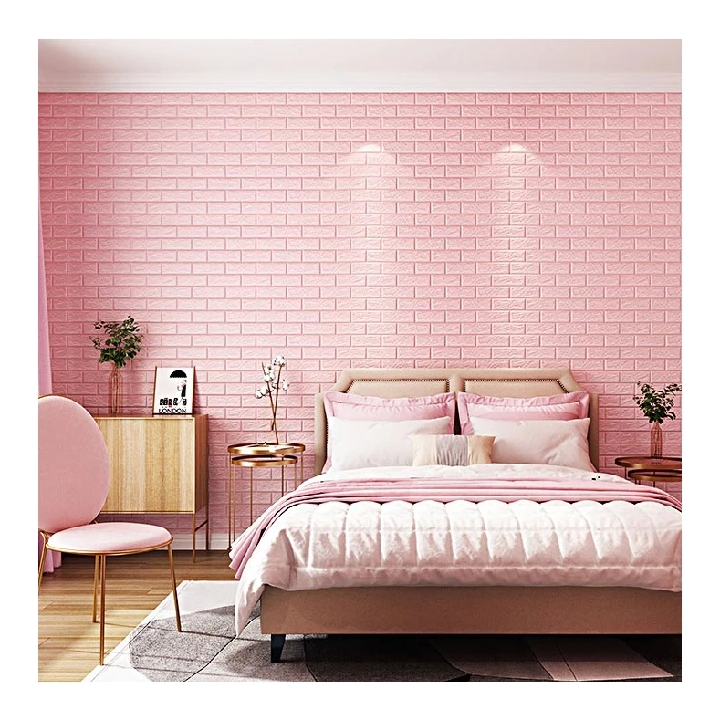 Colourful Self Adhesive Foam Wall Sticker 3d Brick Wall Sticker Paper Home Decor