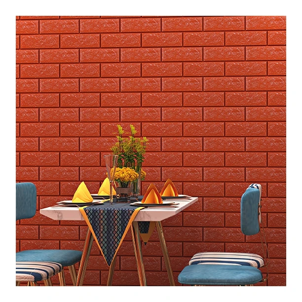 Colourful Self Adhesive Foam Wall Sticker 3d Brick Wall Sticker Paper Home Decor