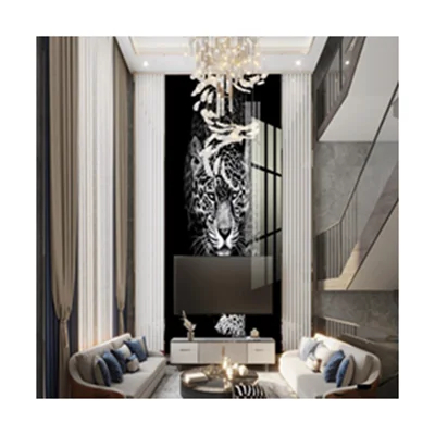 Modern Striped Design Marble UVBoard PVC Sheet 1220x2440mm Factory Decorative Wall Plate Waterproof & Soundproof Free Sample