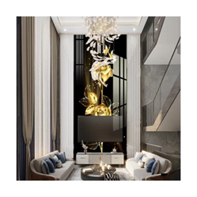 Modern Striped Design Marble UVBoard PVC Sheet 1220x2440mm Factory Decorative Wall Plate Waterproof & Soundproof Free Sample