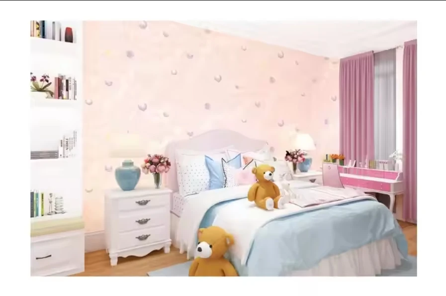 Kids School Wall Decoration Paper Baby Children Wallpaper Print 3d PVC Animal Print Graphic Design Modern Waterproof Wallpaper