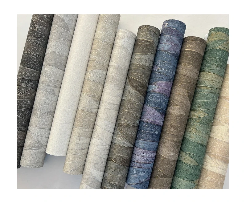 Wholesale New Exquisite Embossed European Wallpaper Modern Design Waterproof 10m Paper for Interior Wall Decoration