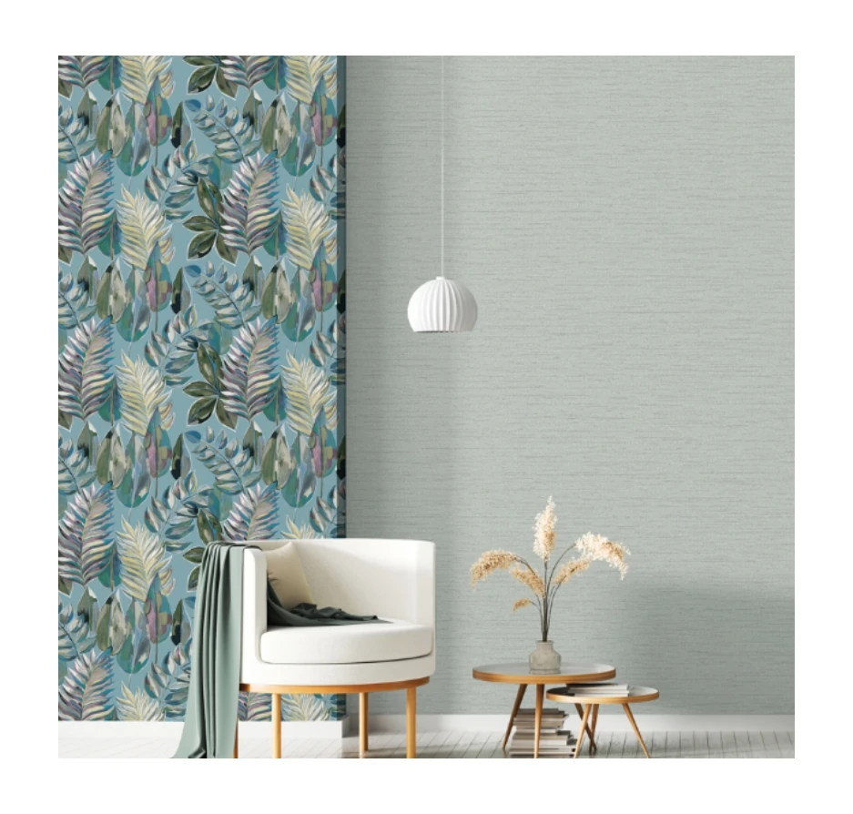 Wholesale New Exquisite Embossed European Wallpaper Modern Design Waterproof 10m Paper for Interior Wall Decoration