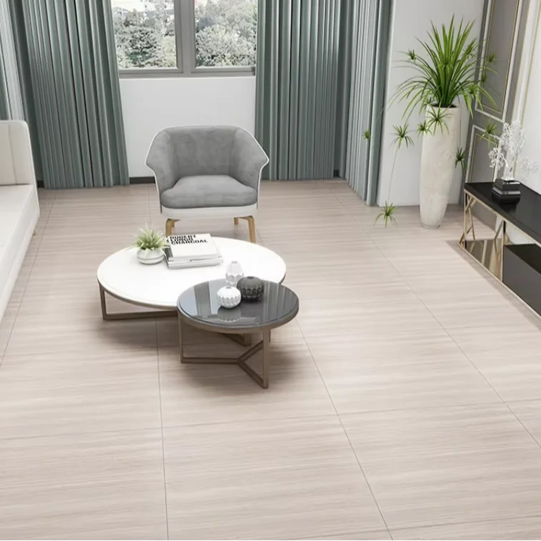 TopFashion 600*600mm Indoor PVC LVT Vinyl Floor Sticker 1mm Wear Resistant 3D Design for Bedroom Garage Graphic Application Home