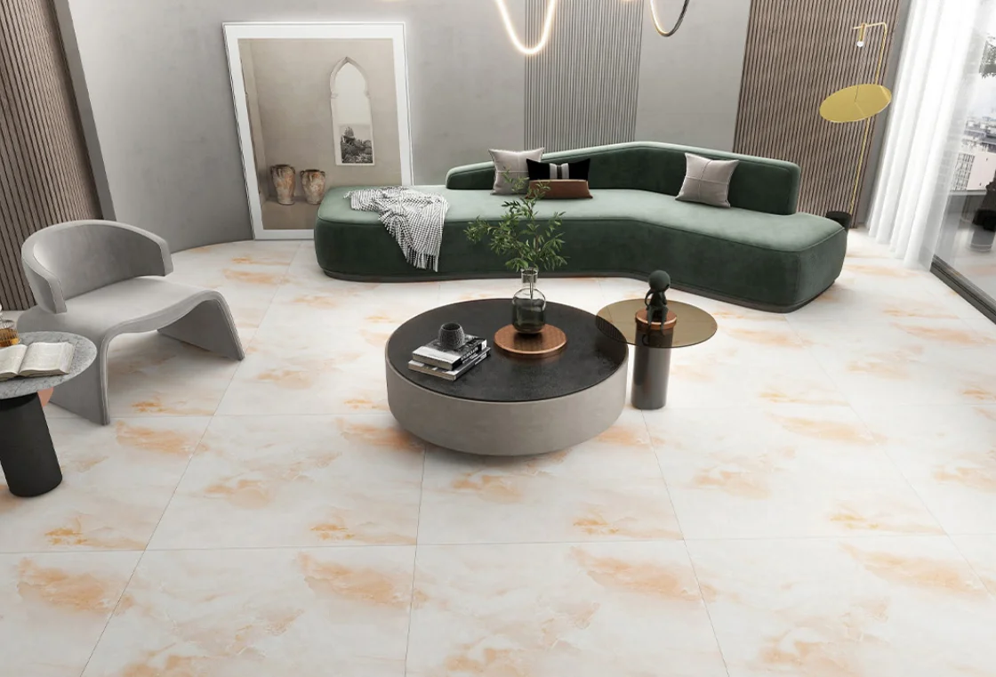 TopFashion 600*600mm Indoor PVC LVT Vinyl Floor Sticker 1mm Wear Resistant 3D Design for Bedroom Garage Graphic Application Home