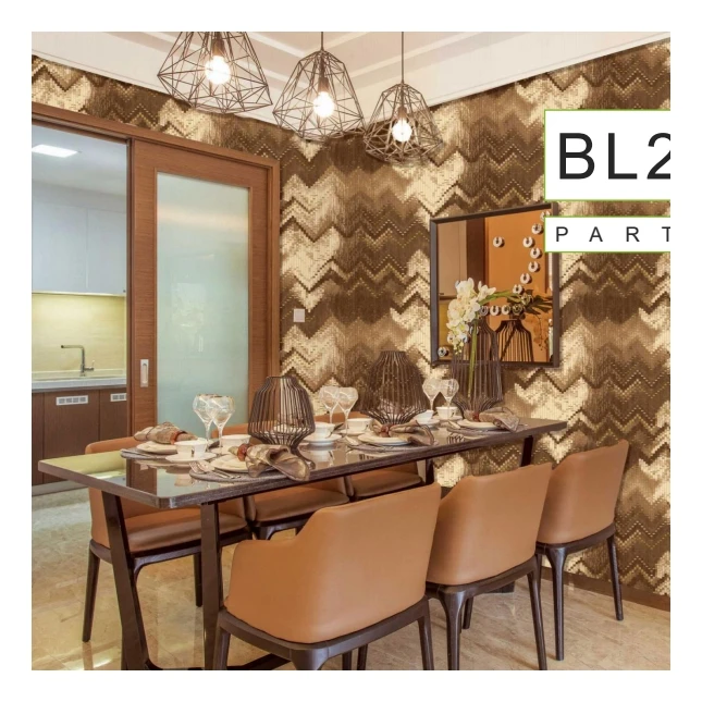 Modern Design Popular in Pakistan Wallpaper Pvc Wallcovering, Golden Foil Bronzing Wallpaper