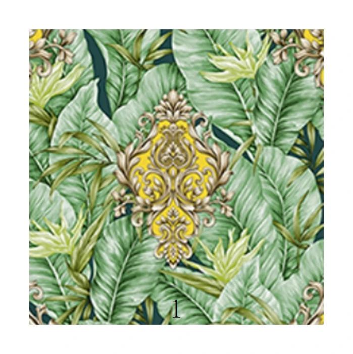 Modern 3D Floral Pattern Geometric PVC Wallpaper Soundproof Waterproof 10m Length Interior Hotel Wall Decor Wholesale Paper