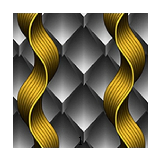 Modern 3D Floral Pattern Geometric PVC Wallpaper Soundproof Waterproof 10m Length Interior Hotel Wall Decor Wholesale Paper