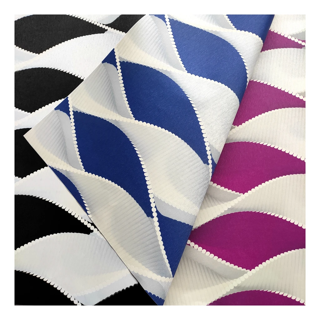 High Quality 3D Floral Wallpaper for House Decoration Modern PVC Vinyl Soundproof Waterproof 10m Length Free Sample From China