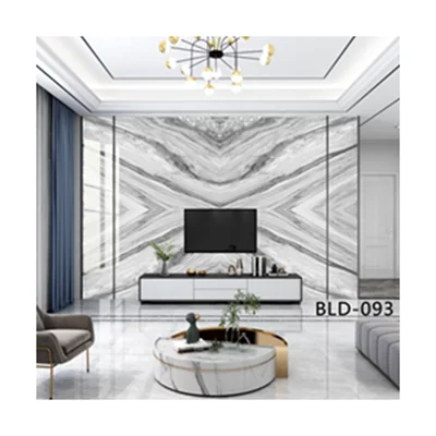 Hot Sale Good Quality 3D Printing 1220*2440*PVC Marble Panel for Wall Decoration