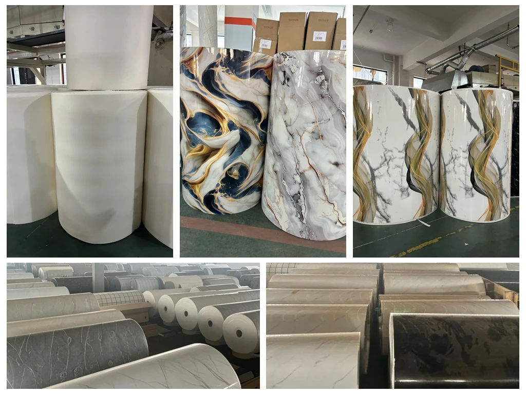 Modern 3D Marble Wall Sticker 1.2*3m Easy PVC Soundproof Heat Insulation Anti-Static for Bedroom Kitchen Mall Direct Factory