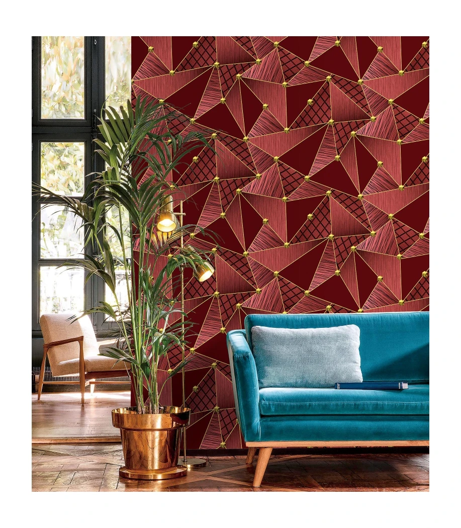 New 106 Damask Flower 3D Wallpaper Modern Luxury Home Decor Waterproof Paper Designed in China for Walls