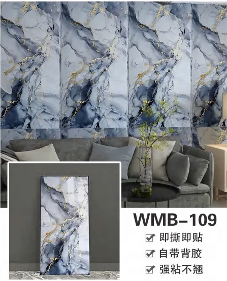 Modern Marble Wall Tile 60*60 Easy Install Feature Wall for Kitchen Waterproof Anti-Static Moisture-Proof Fireproof