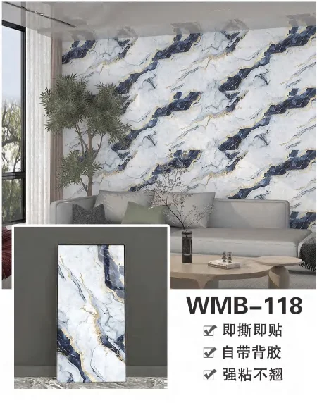 Modern Marble Wall Tile 60*60 Easy Install Feature Wall for Kitchen Waterproof Anti-Static Moisture-Proof Fireproof