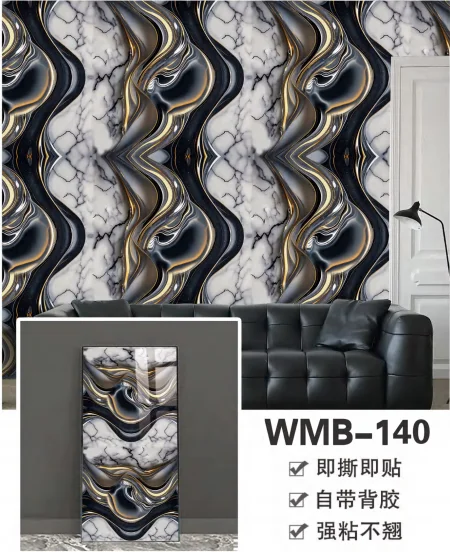 Classic Marble Tile Stickers IXPE 30*30 Waterproof Paper Geometric Peel Stick Wall Apartment Office Hotel Interior Walls Use