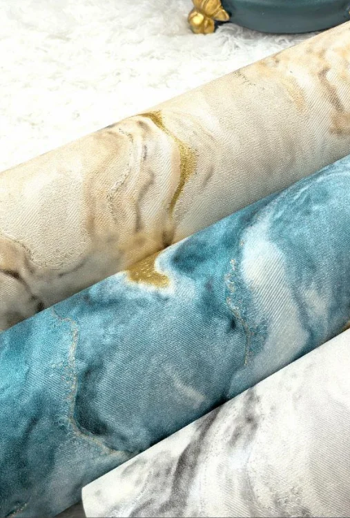 Best Selling Textured Green Nature Wall Waterproof 3d 53cm Pvc Wallpaper for Bedroom Walls,luxury Wallpaper Made in China