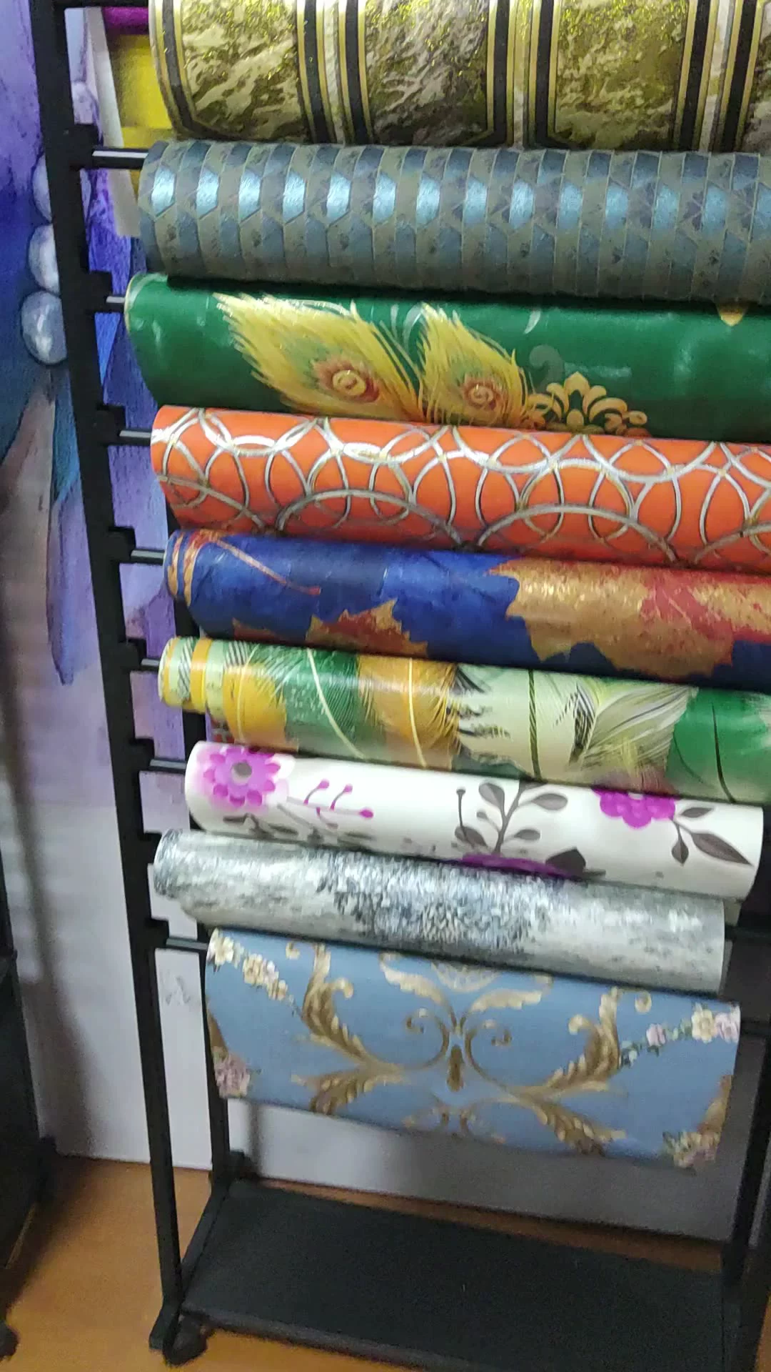 Wallpapers/wall Coating Unique Designs 3d Pvc Home Wallpaper Rolls Nature Flower Wallpapers Factory