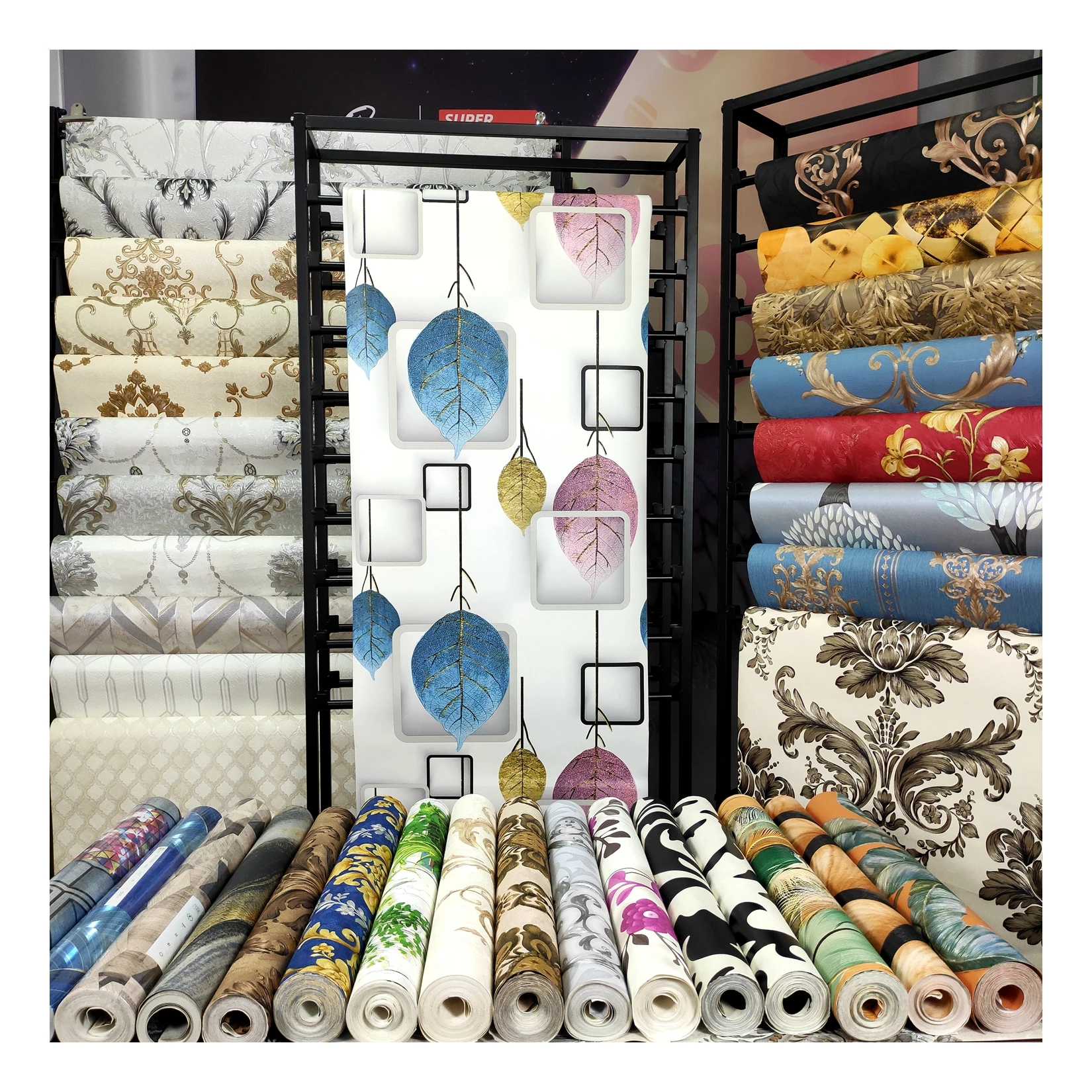 Wallpapers/wall Coating Unique Designs 3d Pvc Home Wallpaper Rolls Nature Flower Wallpapers Factory