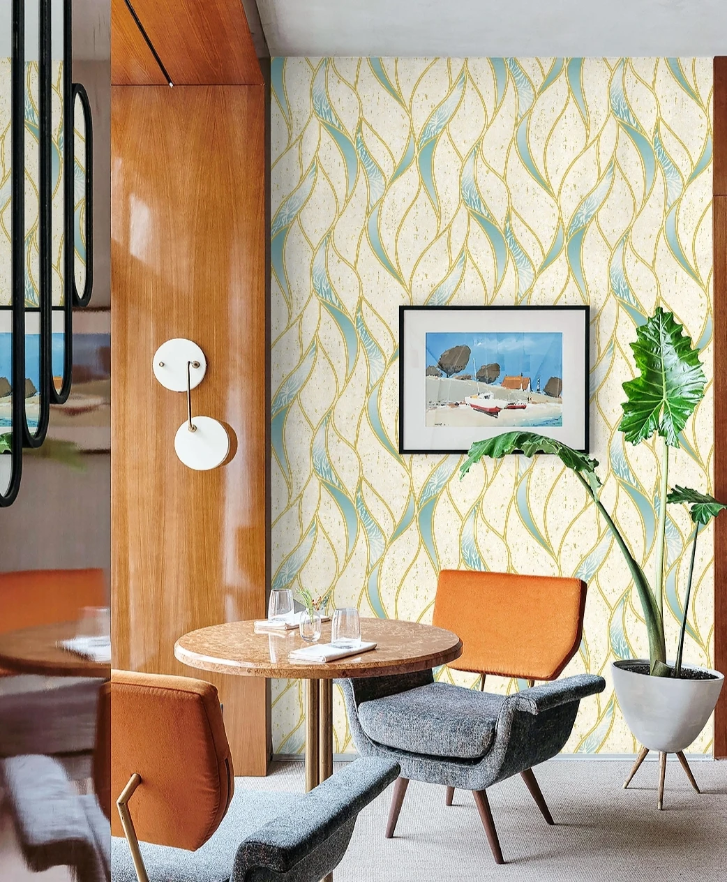 Flash Sale Modern Embossed PVC Waterproof Wallpaper New Design for Living-room and Hotel