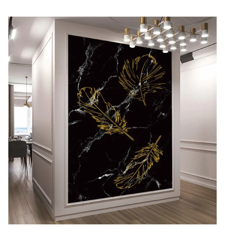 Modern 3D Marble Kitchen Countertop Wallpaper Sticker Waterproof Self-Adhesive Contact Paper Free Sample Available Wall