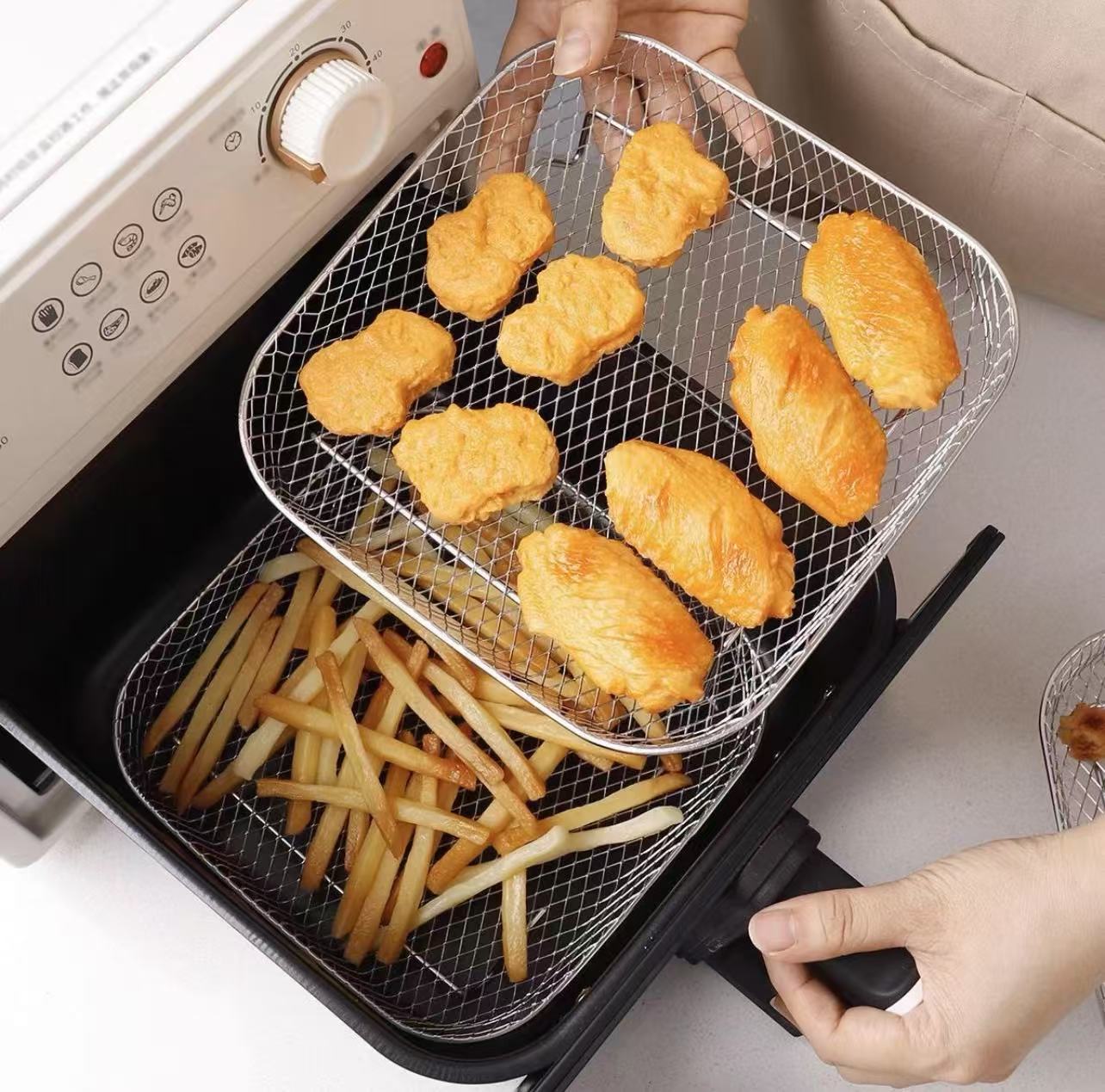 Zubehör für Heißluftfritteusen Erschließen Sie sich ein neues Küchenerlebnis, hier kommt das unverzichtbare Zubehör für Heißluftfritteusen!