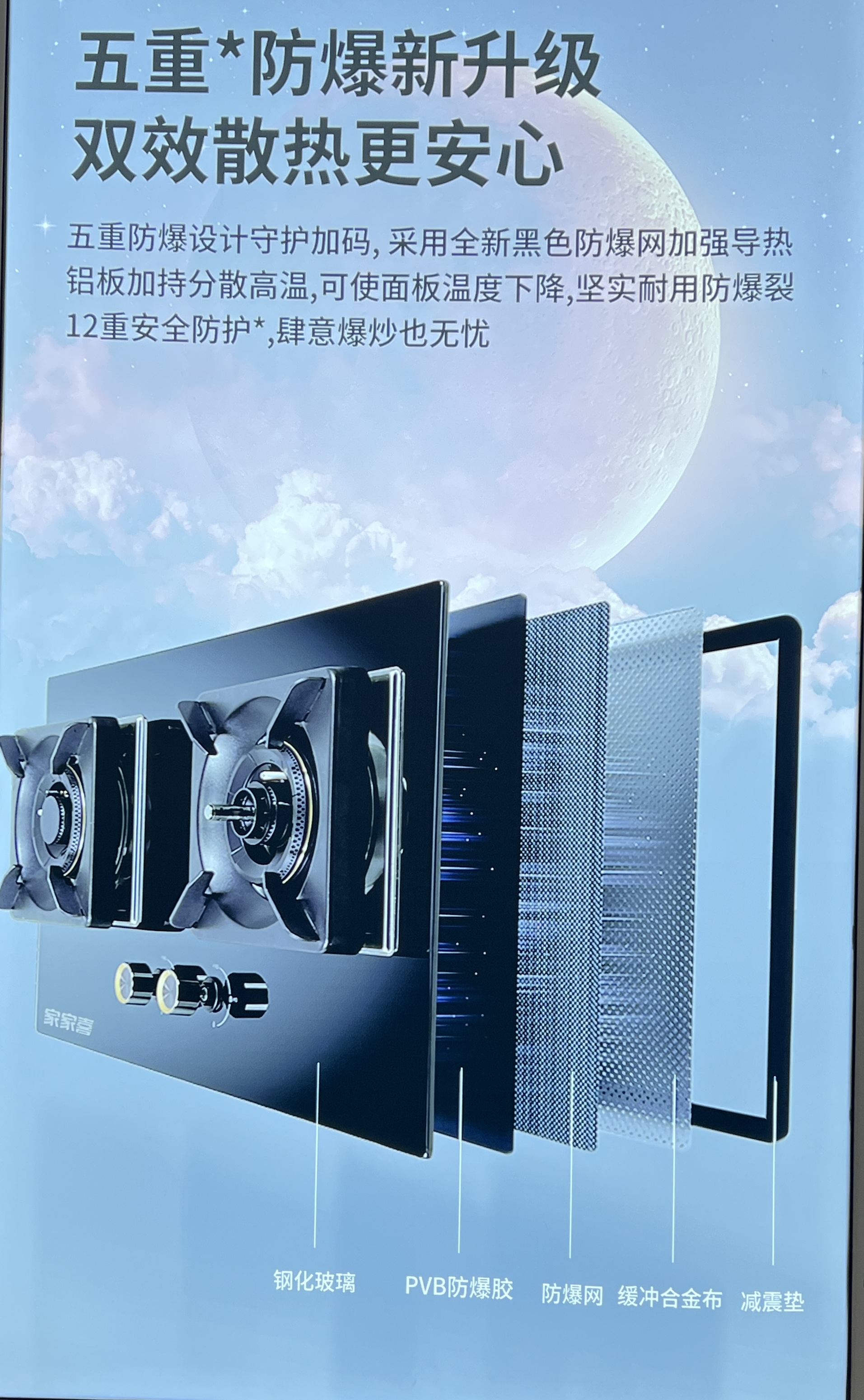 Smart Anti-Dry-Burning Gas Stove