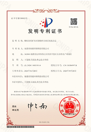 Certificate of Invention Patent