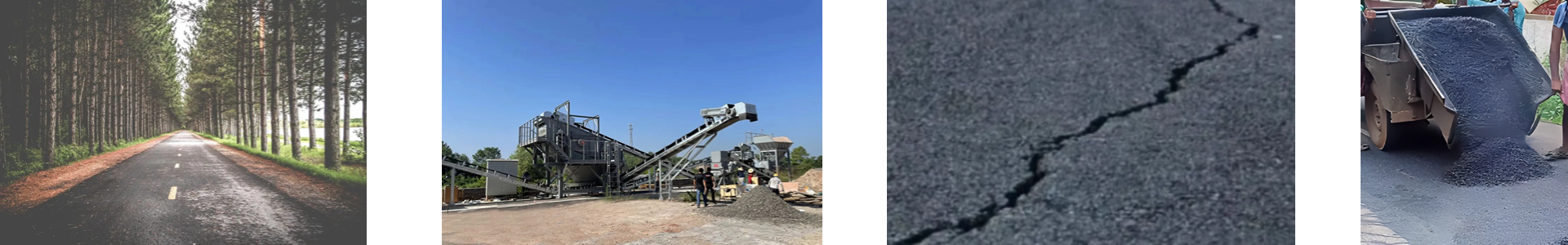 Asphalt recycling plant