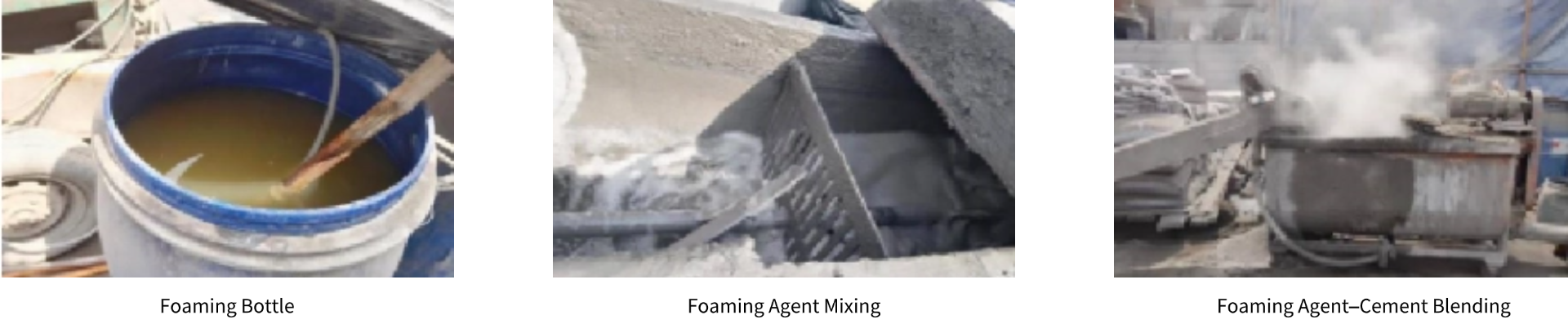 Portable lightweight concrete machine