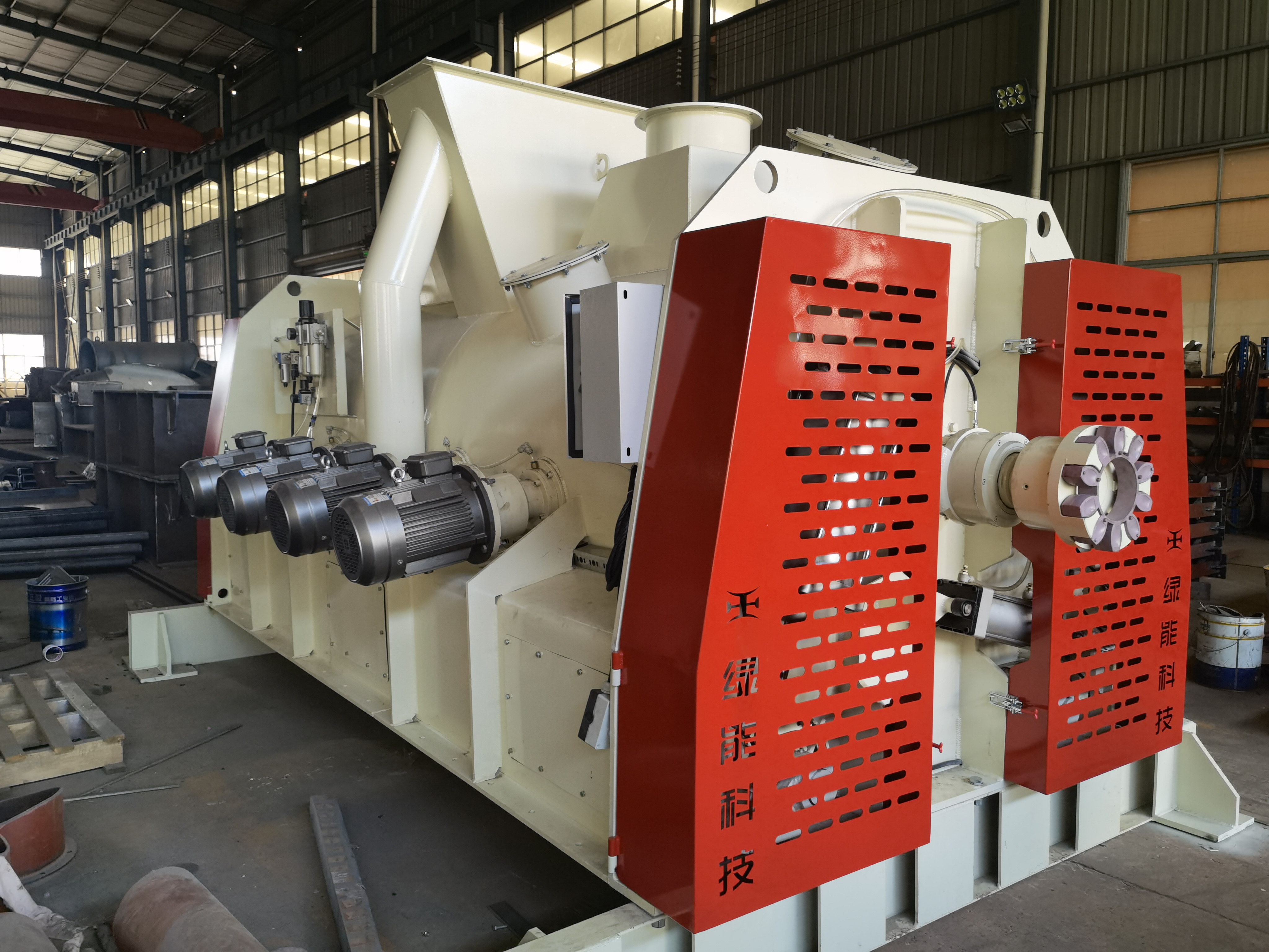 Planetary concrete mortar mixer