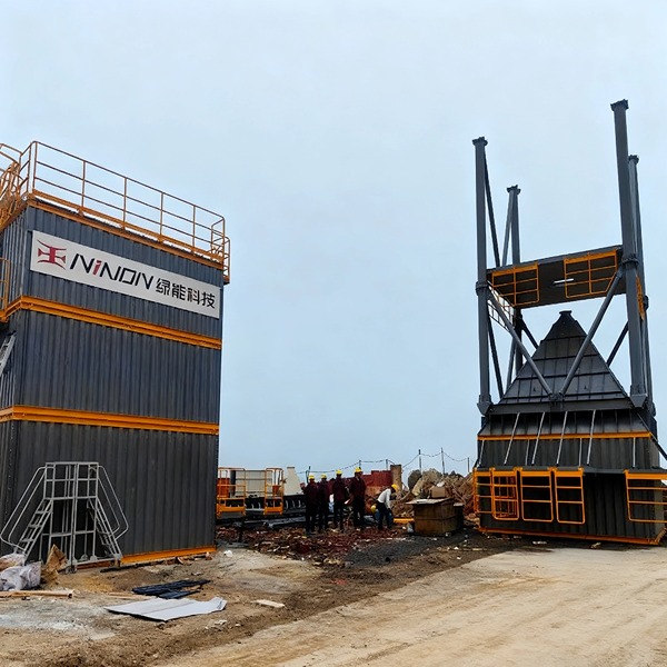 La machine de fabrication de sable et l'équipement de mortier de Ninon sont expédiés à Pantai, Zhejiang