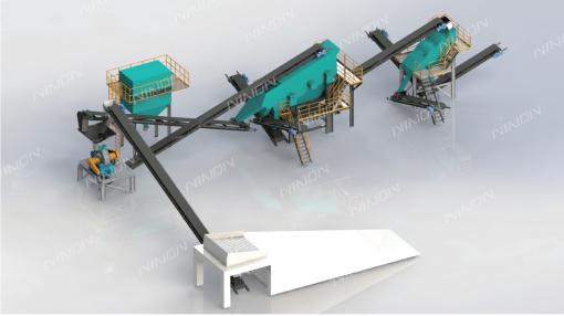 Asphalt recycling plant