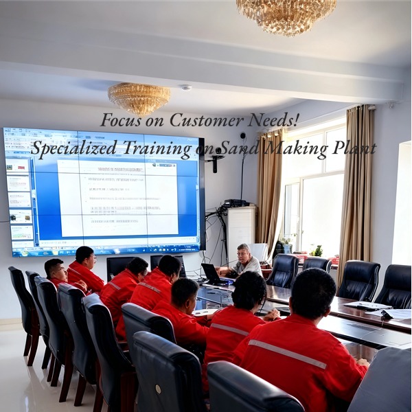 Focus on Customer Needs! Ninon's Chief Engineer Visits Client's Enterprise for Specialized Training on Sand Making Plant