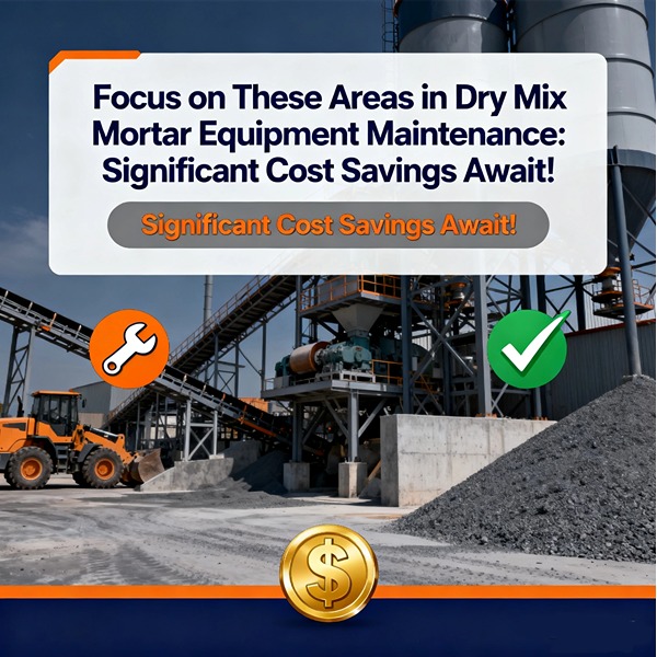 Focus on These Areas in Mortar Equipment Maintenance: Significant Cost Savings Await!