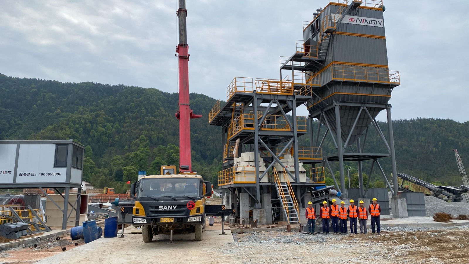 aggregate shaping and sand making plant