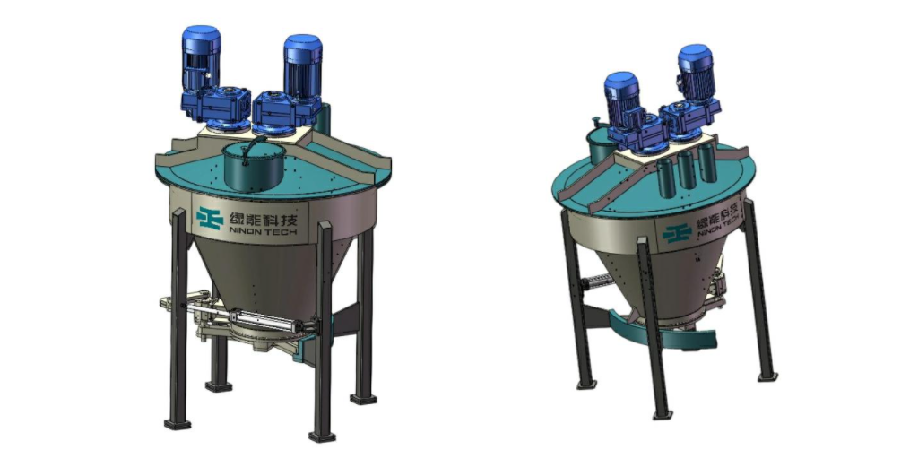 Planetary concrete mixer