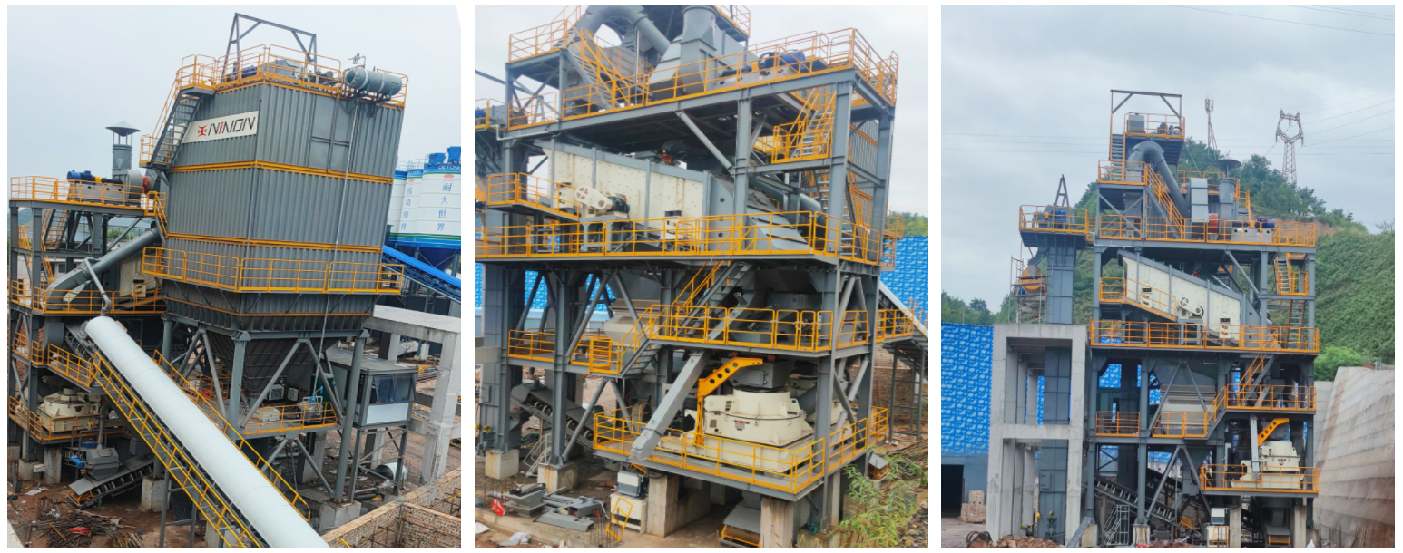 aggregate shaping and sand making plant