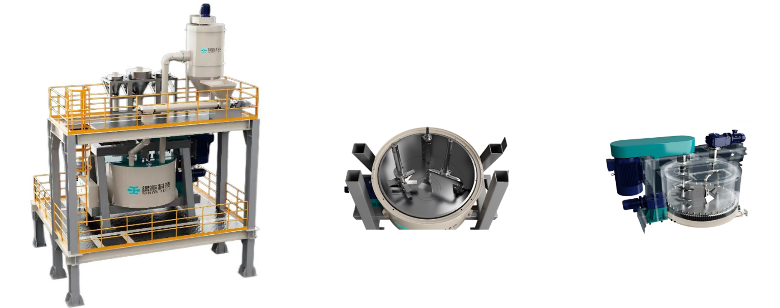 Planetary concrete mixer