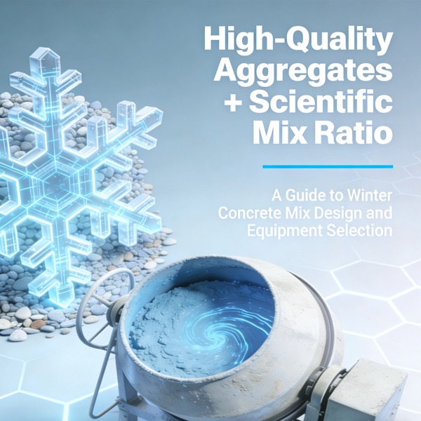 उच्च गुणवत्ता वाले समुच्चय + वैज्ञानिक मिश्रण अनुपात: शीतकालीन कंक्रीट मिश्रण डिजाइन और उपकरण के लिए एक गाइड