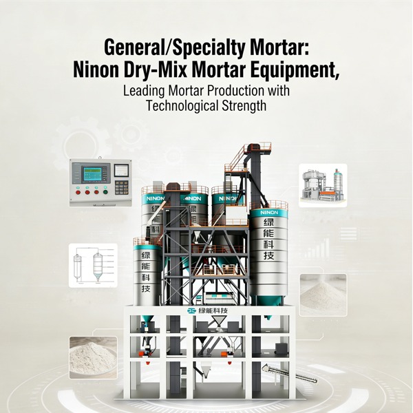 सामान्य/विशेष मोर्टार का सटीक बड़े पैमाने पर उत्पादन: निनॉन ड्राई-मिक्स मोर्टार उपकरण, तकनीकी शक्ति के साथ मोर्टार उत्पादन में अग्रणी
