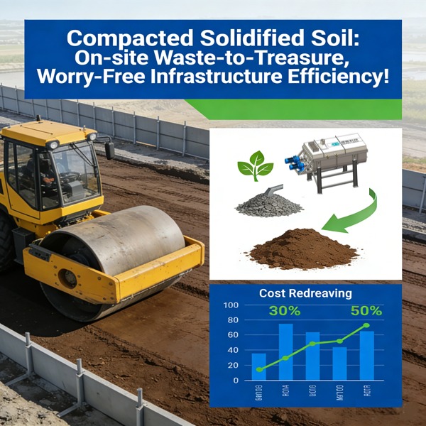 சுருக்கப்பட்ட திடமான மண்: இடத்திலேயே கழிவுகளிலிருந்து புதையல், கவலையற்ற உள்கட்டமைப்பு திறன்!