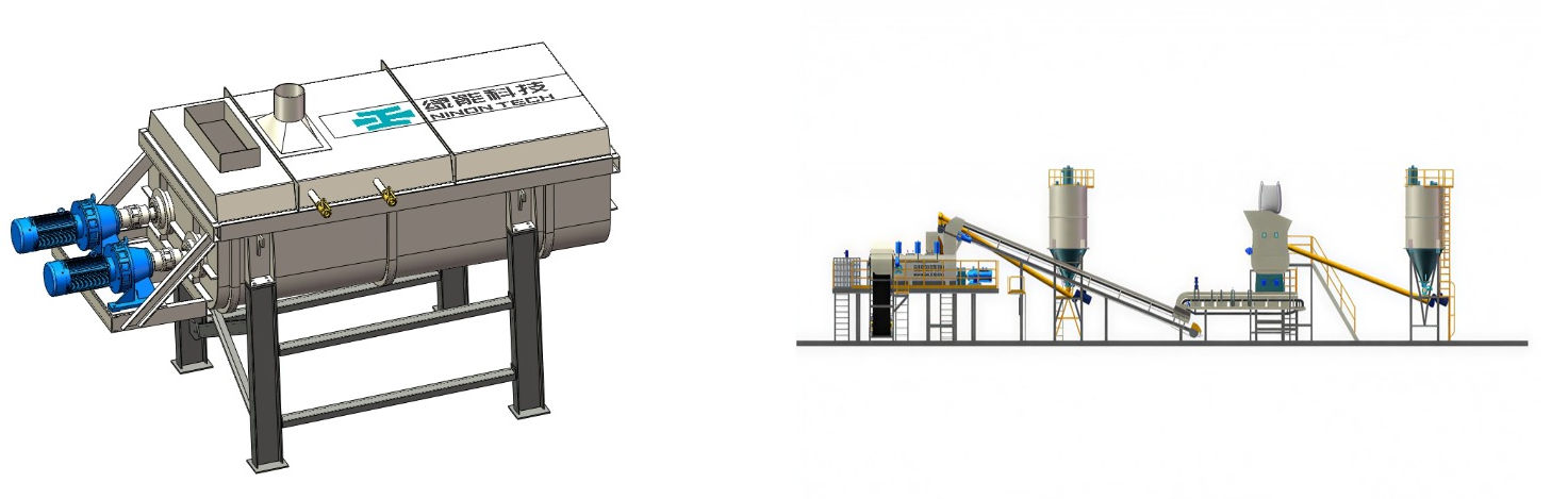waste sludge solidification equipment