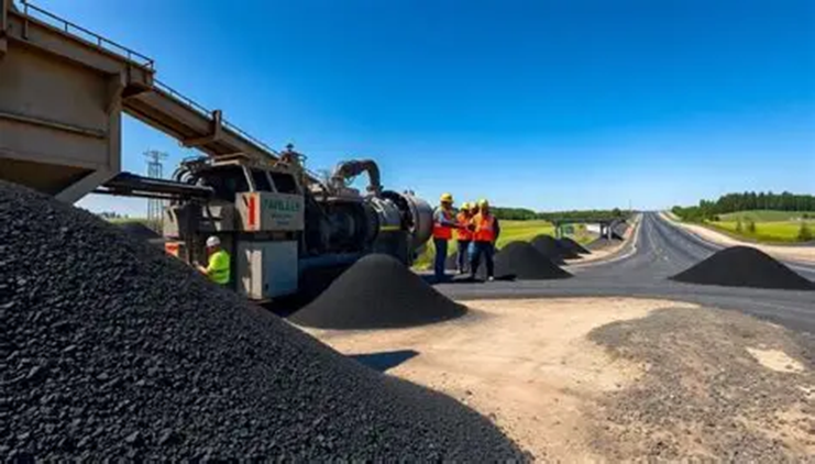 RAP asphalt aggregate recycling equipment