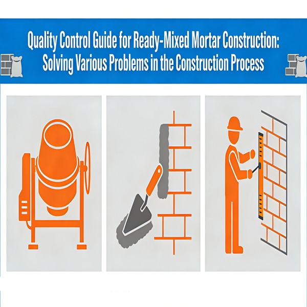 ஆயத்த-கலப்பு மோட்டார் கட்டுமானத்திற்கான தரக் கட்டுப்பாட்டு வழிகாட்டி: கட்டுமான செயல்பாட்டில் உள்ள பல்வேறு சிக்கல்களைத் தீர்ப்பது