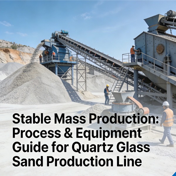 நிலையான வெகுஜன உற்பத்தி: குவார்ட்ஸ் கண்ணாடி மணல் உற்பத்தி வரிசைக்கான செயல்முறை மற்றும் உபகரண வழிகாட்டி